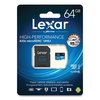 Lexar microSDXC Memory Card, UHS-I U1 Class 10, 64 GB LSDMI64GBBNL633